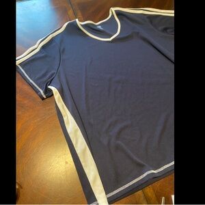 Active USA Navy and White Short Sleeve Tee